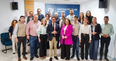 Francisco Góngora destaca que El Ejido ha recibido más de 150 millones de euros con Juanma Moreno en el Gobierno Andaluz