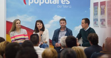 El PP destaca la transformación de Vera tras la inversión de más de 20 millones del Gobierno de Juanma Moreno en los últimos 7 años