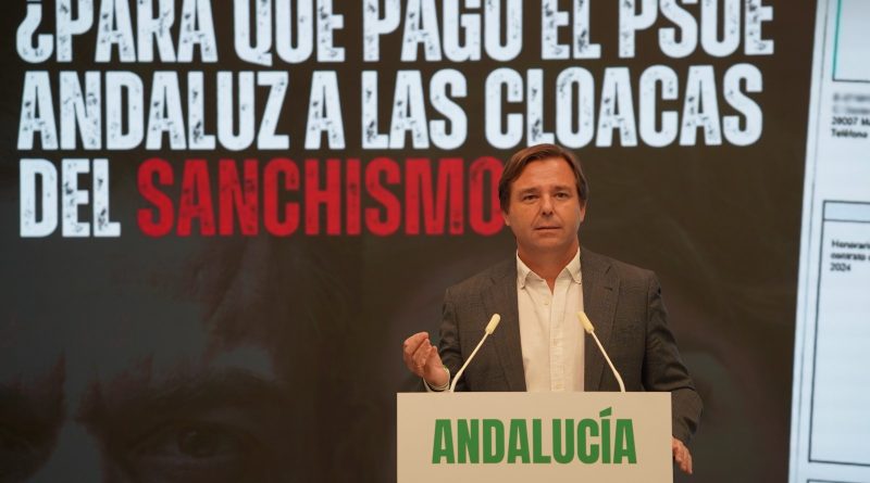 Repullo: “Ya es hora de que Montero rinda cuentas de sus vínculos con las cloacas y explique las facturas y pagos encubiertos del PSOE de Andalucía” 